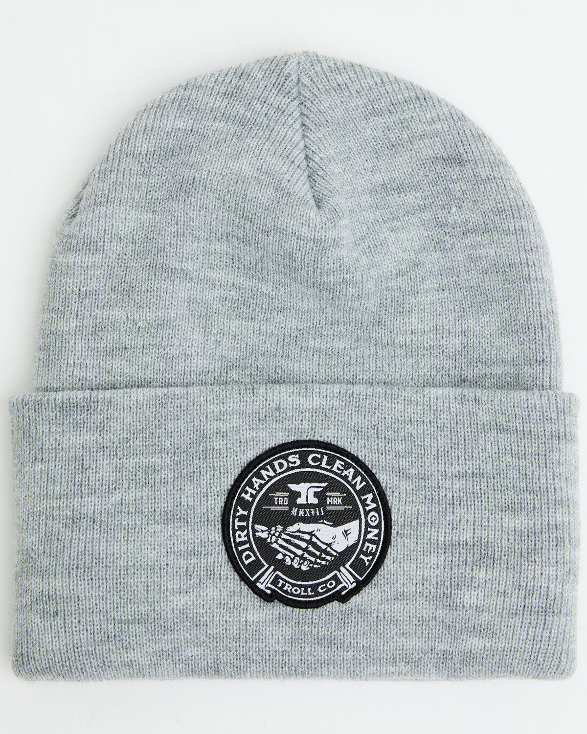 Image #1 - Troll Co Haggler Beanie, Grey, hi-res