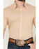 Image #3 - RANK 45® Men's Cowboy Co Geo Print Short Sleeve Button-Down Stretch Western Shirt, Camel, hi-res