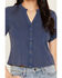 Image #3 - Idyllwind Women's Frisco Button-Down Top, Navy, hi-res