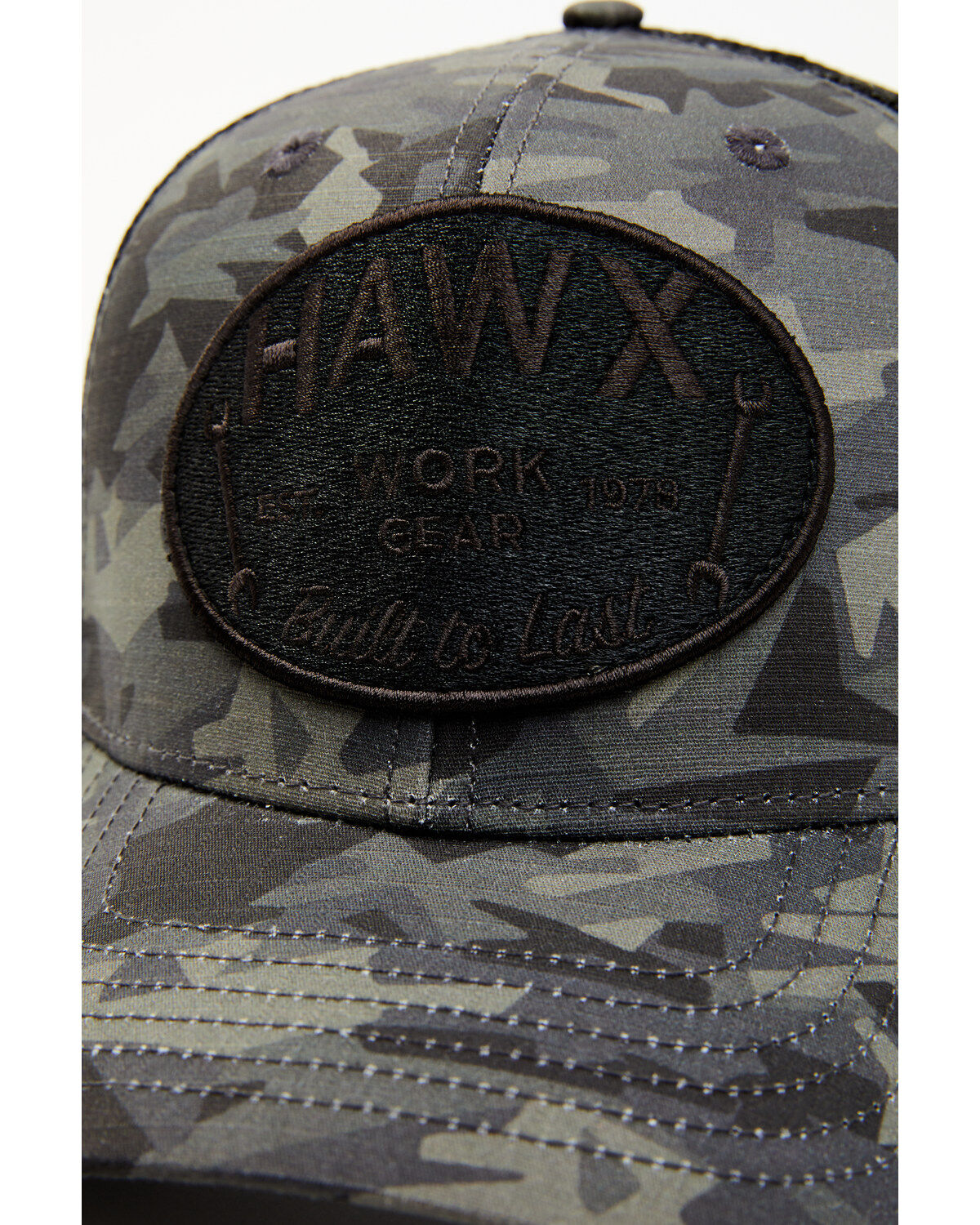 Image #2 - Hawx Men's Camo Print Oval Patch Ball Cap, Camouflage, hi-res