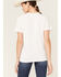Image #4 - Wrangler Women's Boot Barn Exclusive These Boots Scoot & Boogie Short Sleeve Graphic Tee, Ivory, hi-res