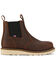 Image #2 - US Boot Men's James 6" Chelsea Work Boots - Soft Toe, Brown, hi-res