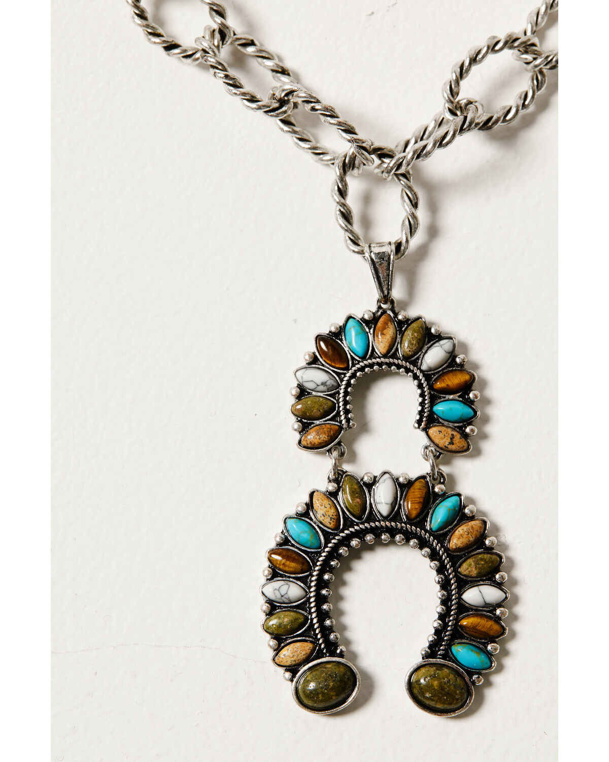Image #2 - Shyanne Women's Bisbee Falls Stacked Horseshoe Jewelry Set - 2 Piece, Silver, hi-res