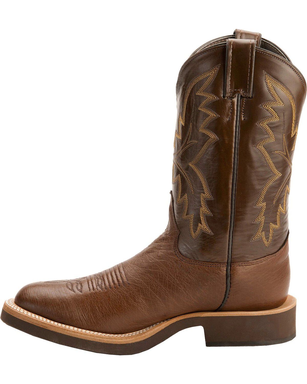 justin smooth ostrich boots