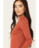Image #2 - Idyllwind Women's Humble Long Sleeve Honky Tonk Top, Pecan, hi-res