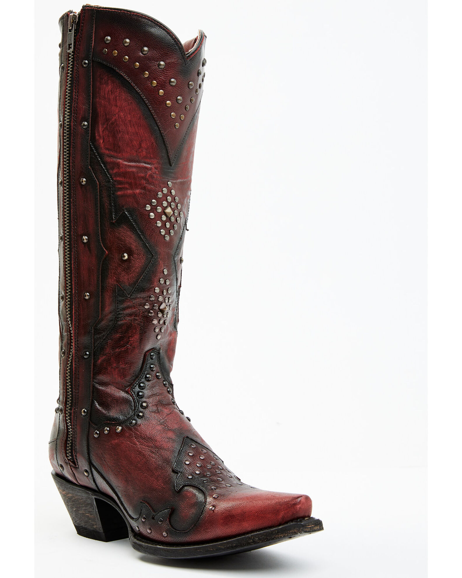 Red snip toe cowboy 2024 boots