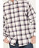 Ariat Men's FR Chiseled Plaid Print Long Sleeve Button Down Work Shirt, Blue/white, hi-res