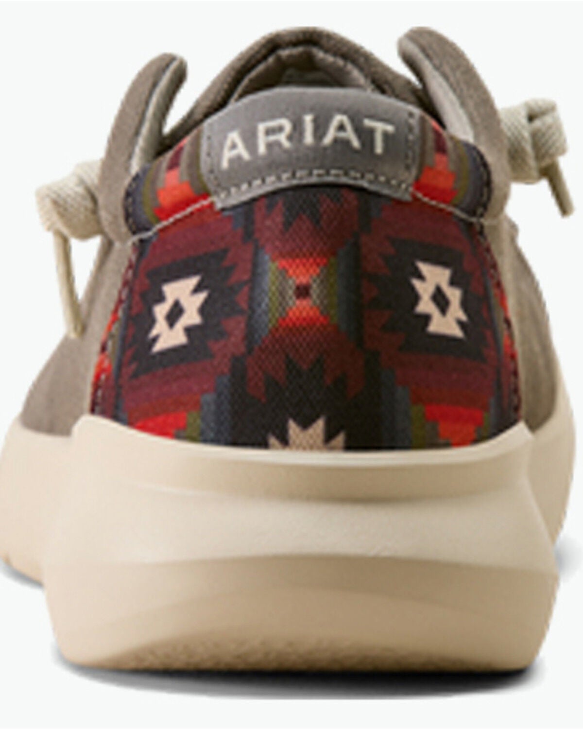 Image #3 - Ariat Men's Hilo Southwestern Print Casual Shoes - Moc Toe, Charcoal, hi-res