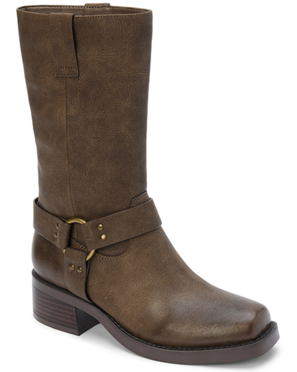 Image #1 - Matisse Women's Autumn Harness Boots - Square Toe, Coffee, hi-res