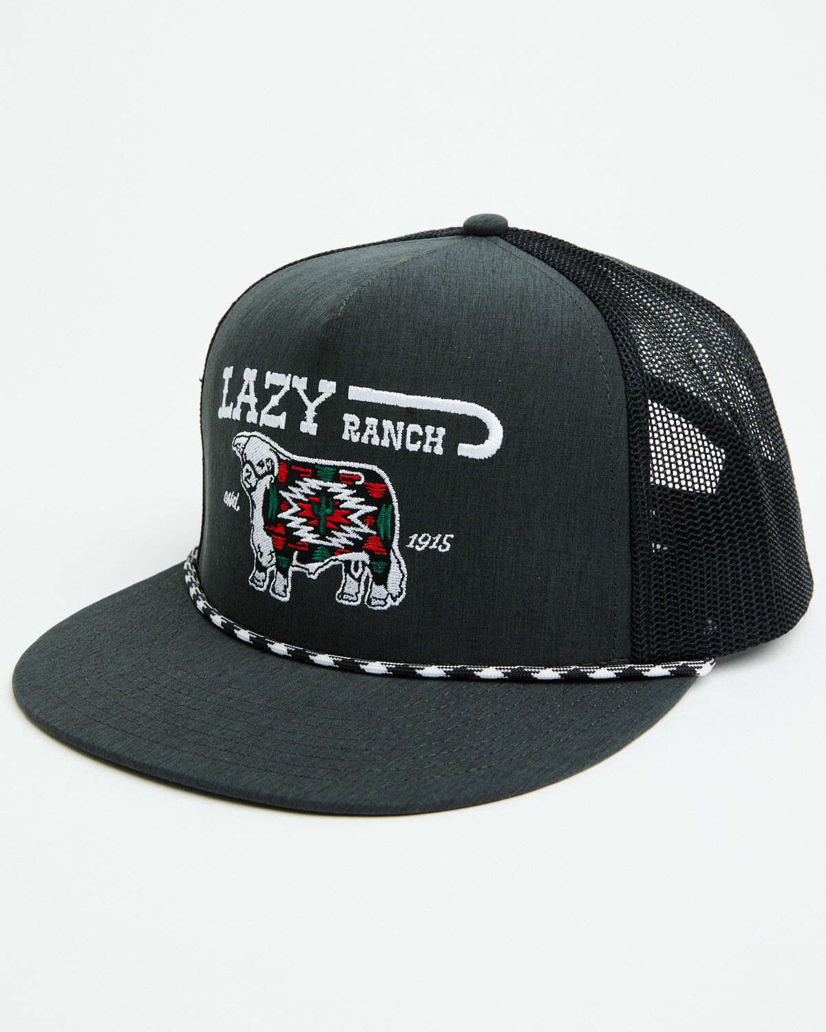 Image #1 - Lazy J Ranch Wear Men's Alpine Ball Cap, Grey, hi-res