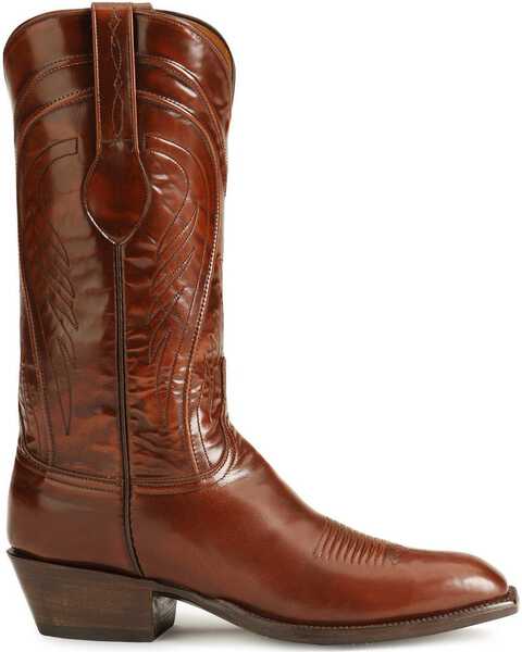 Image #2 - Lucchese Men's Classics Seville Goatskin Boots - Square Toe, , hi-res