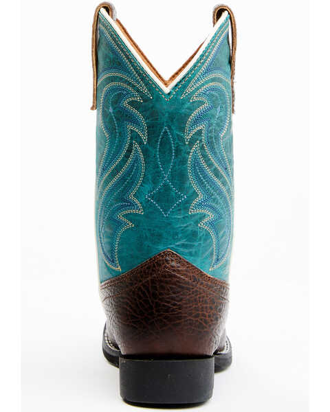 Image #5 - RANK 45® Boys' Connor Western Boots - Broad Square Toe , Blue, hi-res