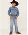 Wrangler Boys' Regular Medium Wash Slim Straight Jeans, Medium Wash, hi-res