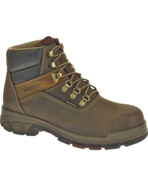 Image #1 - Wolverine Carbor EPX Waterproof Comp Toe Work Boots, Coffee, hi-res