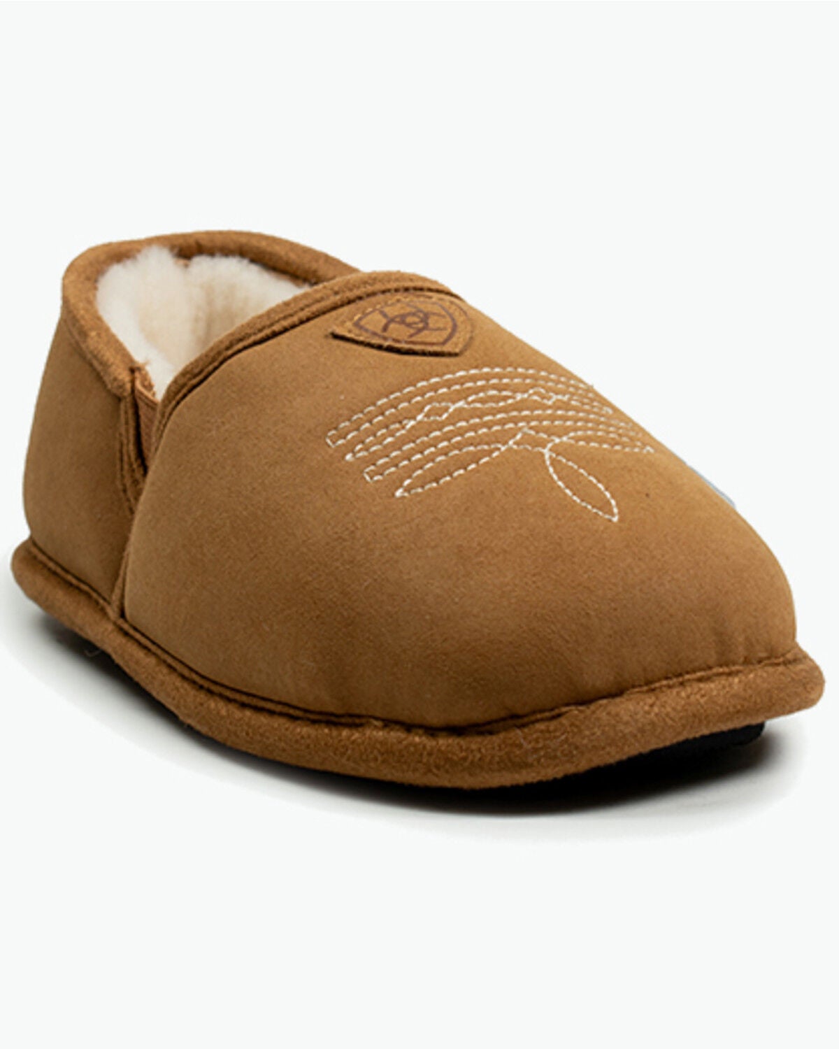Ariat Boys' Side Kicks Slippers, Chestnut, hi-res