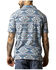 Image #3 - Kimes Ranch Men's Tulum Southwestern Striped Short Sleeve Button-Down Polo, Navy, hi-res
