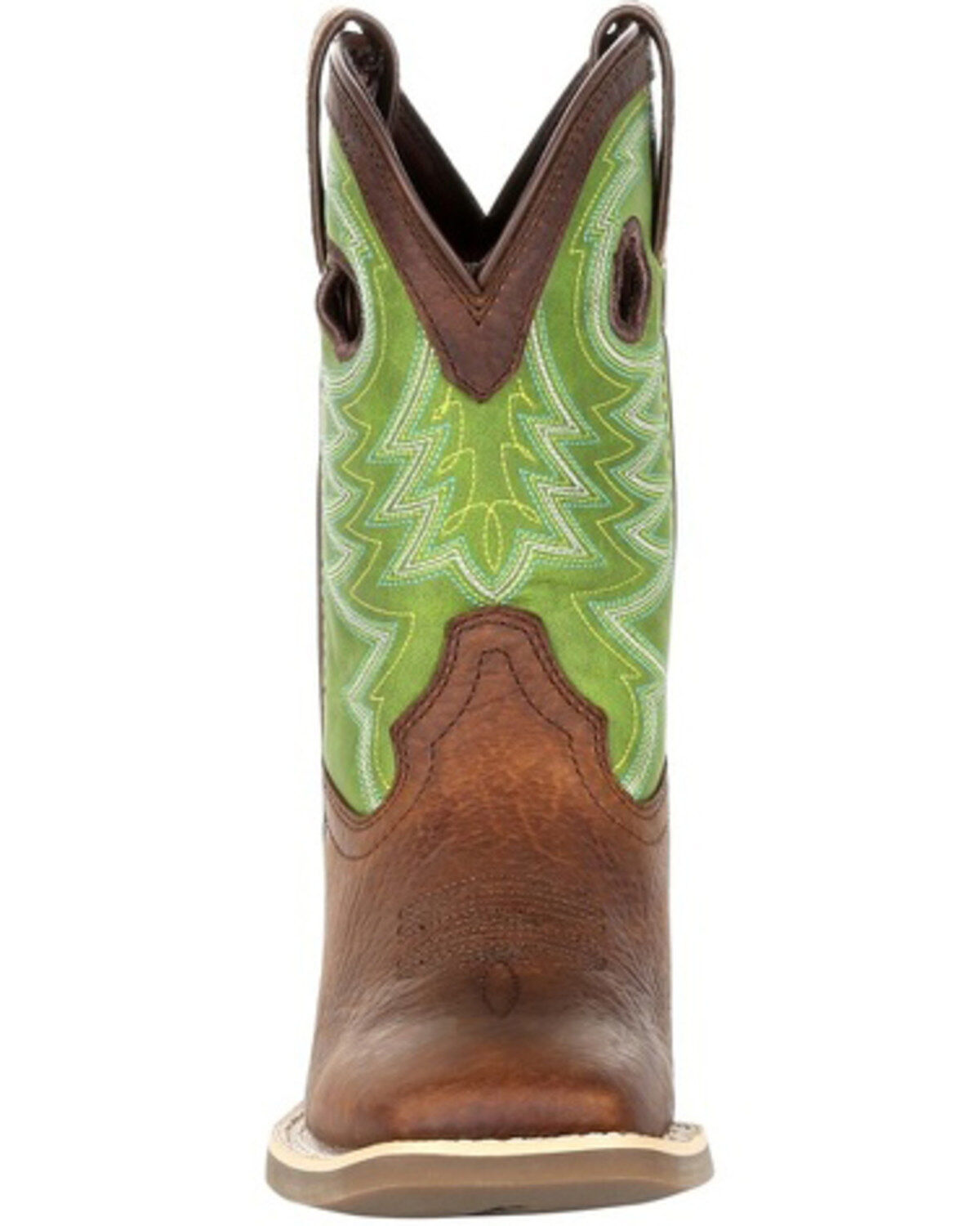 Image #5 - Durango Boys' Lil Rebel Pro Lime Western Boots - Square Toe, , hi-res
