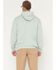 Image #4 - Carhartt Men's Loose Fit Midweight Logo Sleeve Graphic Hooded Sweatshirt, Light Blue, hi-res