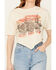 Image #3 - American Highway Women's Desert Road Trip Hanky Hem Short Sleeve Graphic Tee, Cream, hi-res