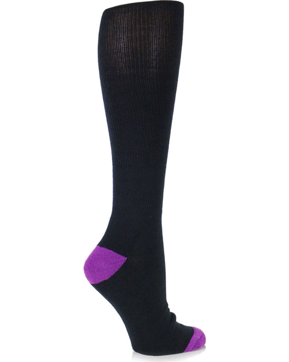 Image #2 - Shyanne® Women's 3 Pair Support Crew Socks, Black, hi-res