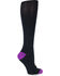 Image #2 - Shyanne® Women's 3 Pair Support Crew Socks, Black, hi-res