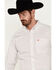 Image #2 - Ariat Men's Kade Geo Print Long Sleeve Button-Down Western Shirt, White, hi-res