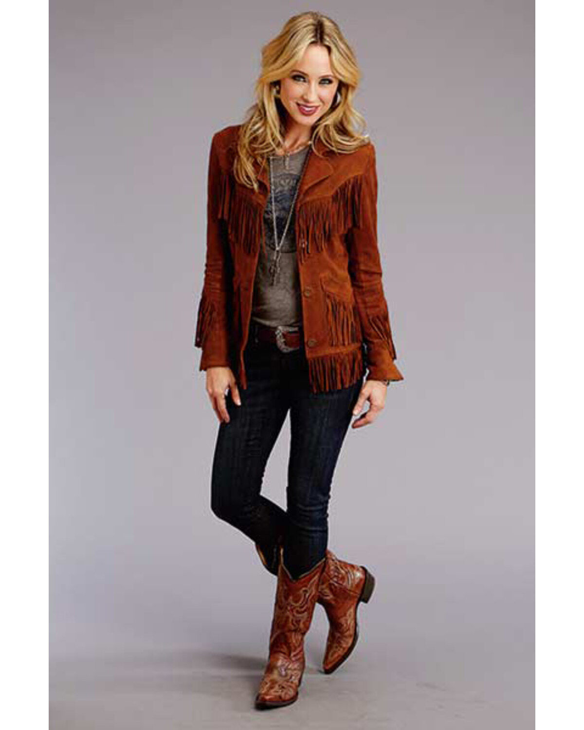 Womens fringe jacket clearance Clearance