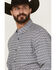 Image #2 - Ariat Men's Patton Classic Fit Printed Long Sleeve Button-Down Western Shirt, Black, hi-res