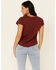 Image #4 - Shyanne Women's Wisdom Of The Wind Graphic Short Sleeve Tee, Chocolate, hi-res