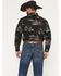 Image #4 - Cowboy Hardware Men's Western Scenery Print Long Sleeve Snap Stretch Western Shirt, Black, hi-res