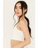 Wishlist Women's Ribbed Brami Top, White, hi-res