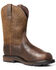 Ariat Men's Groundbreaker Metguard Western Work Boots - Steel Toe, Brown, hi-res