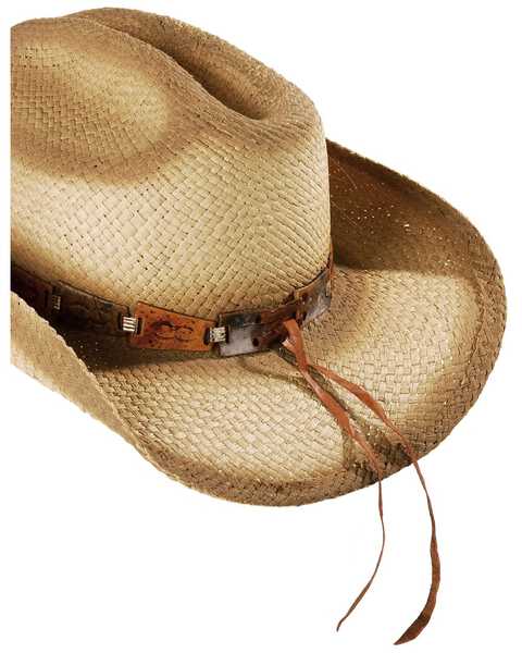 Image #3 - Bullhide Men's Star Central Straw Hat, Natural, hi-res