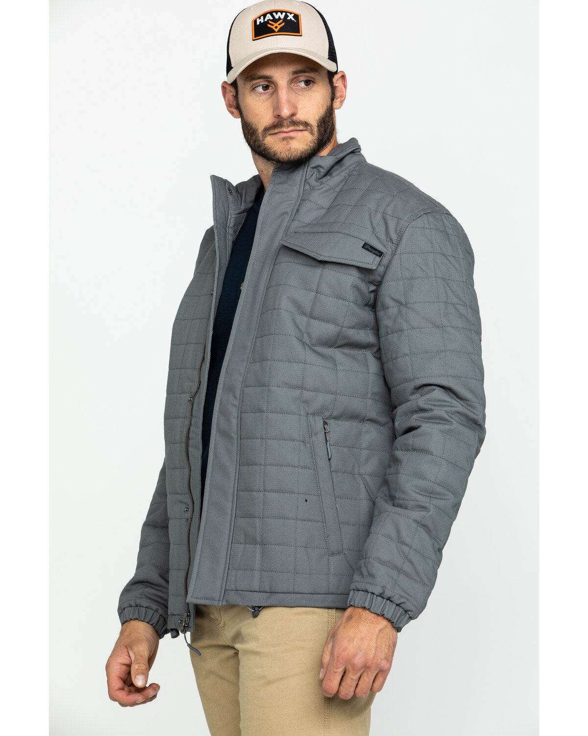 wrangler quilted jacket