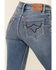 Image #3 - Shyanne Women's Dark Wash Mid Rise Coolmax Bootcut Denim Jeans, , hi-res