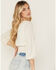 Image #2 - Shyanne Women's Smocked Long Sleeve Blouse, Ivory, hi-res