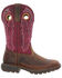 Image #2 - Rocky Women's Legacy 32 Western Boots - Broad Square Toe, Brown/pink, hi-res