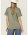 Image #4 - Girl Dangerous Women's Cheyenne Boyfriend Short Sleeve Graphic Tee, Green, hi-res