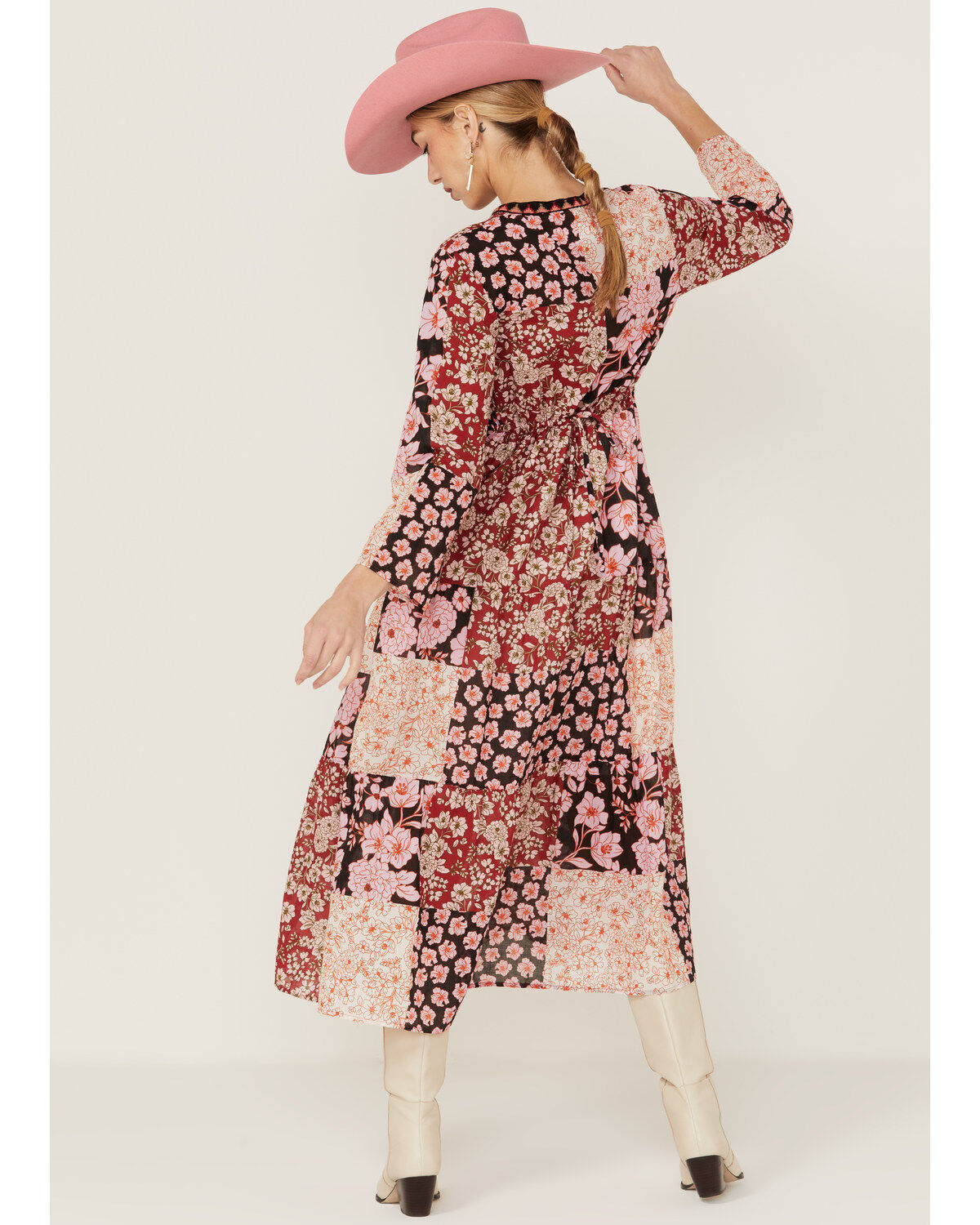 Image #4 - Johnny Was Women's Flora Tie Back Midi Dress, , hi-res