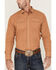 Image #3 - Ariat Men's Ace Solid Retro Long Sleeve Snap Western Shirt , Tan, hi-res