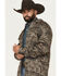 Image #2 - Ariat Men's Caldwell Southwestern Print Long Sleeve Button-Down Shirt Jacket, Brown, hi-res