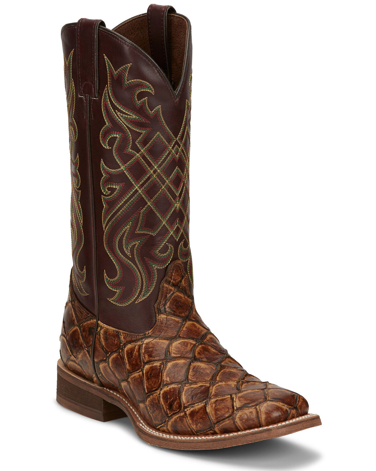 Image #1 - Nocona Men's Bryce Maple Western Boots - Broad Square Toe, , hi-res