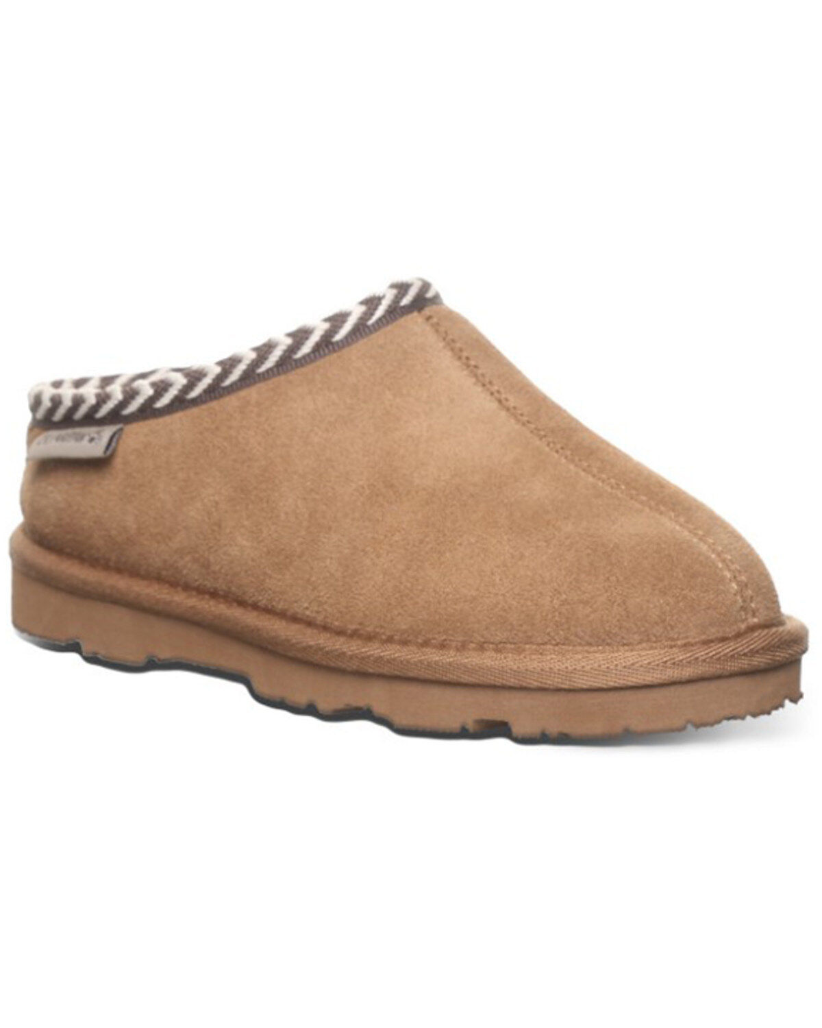 Image #1 - Bearpaw Girls' Tabitha Slippers, Brown, hi-res