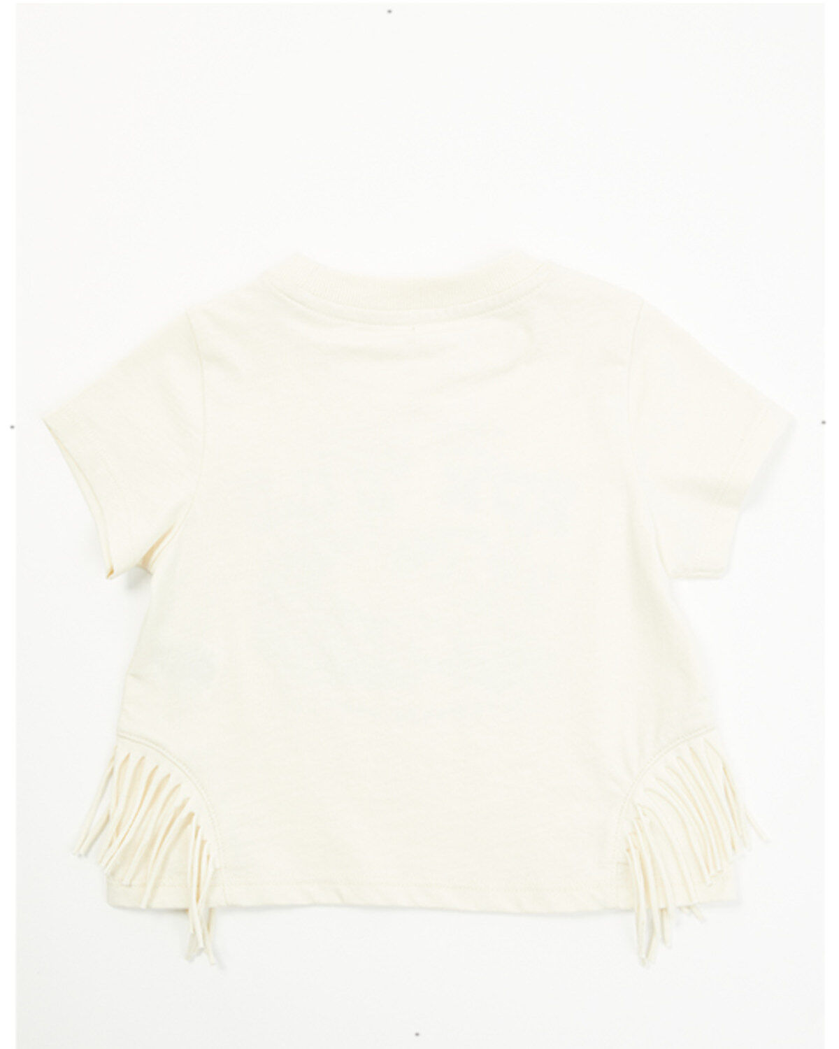 Image #3 - Shyanne Toddler Girls' Good Times Run Wild Short Sleeve Fringe Graphic Tee, Off White, hi-res