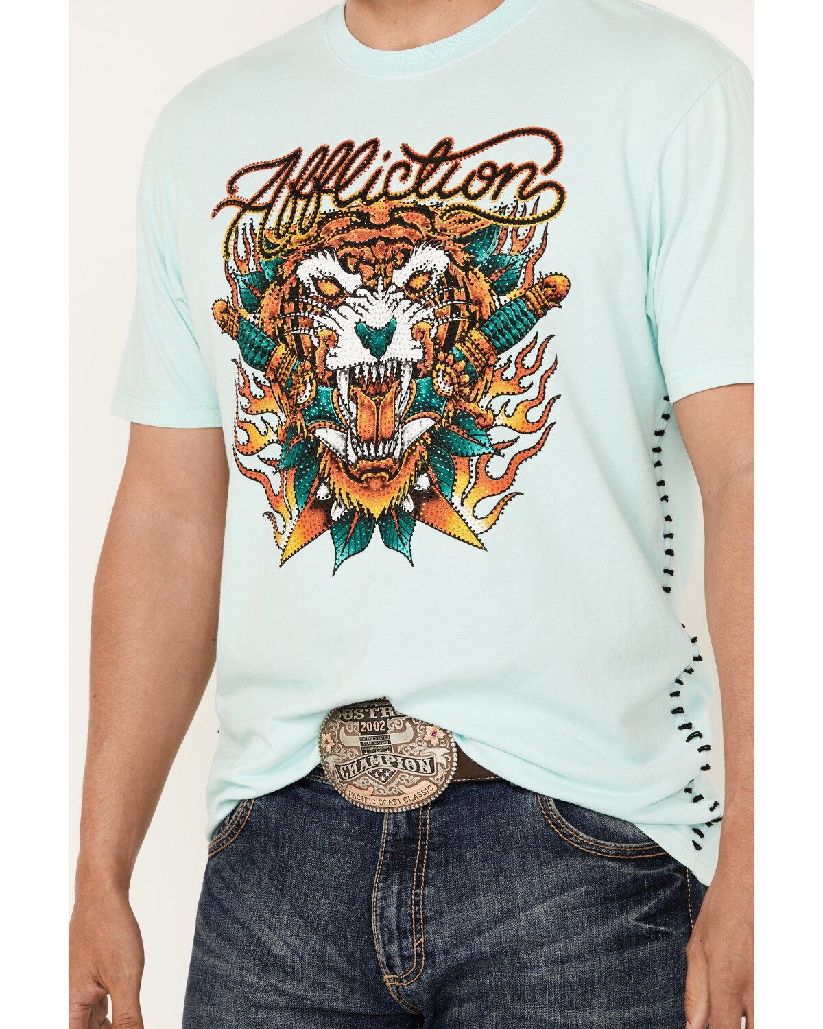 Image #4 - Affliction Men's Nightstalk Short Sleeve Graphic T-Shirt, , hi-res