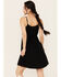 Image #4 - Beyond The Radar Women's Crochet Trim Mini Dress, Black, hi-res
