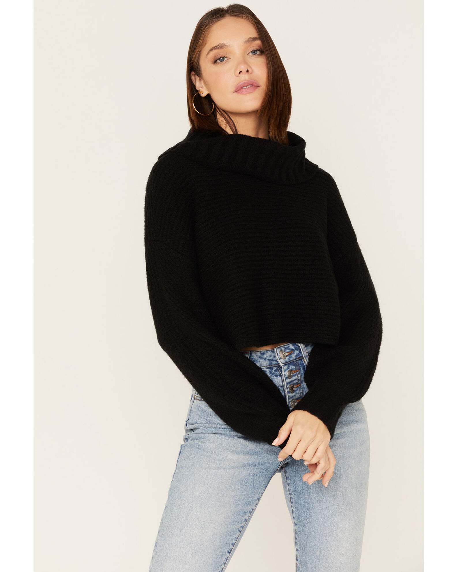 Gibson cowl 2024 neck sweater