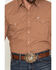 Image #3 - Ely Walker Men's Geo Print Short Sleeve Pearl Snap Western Shirt, Tan, hi-res