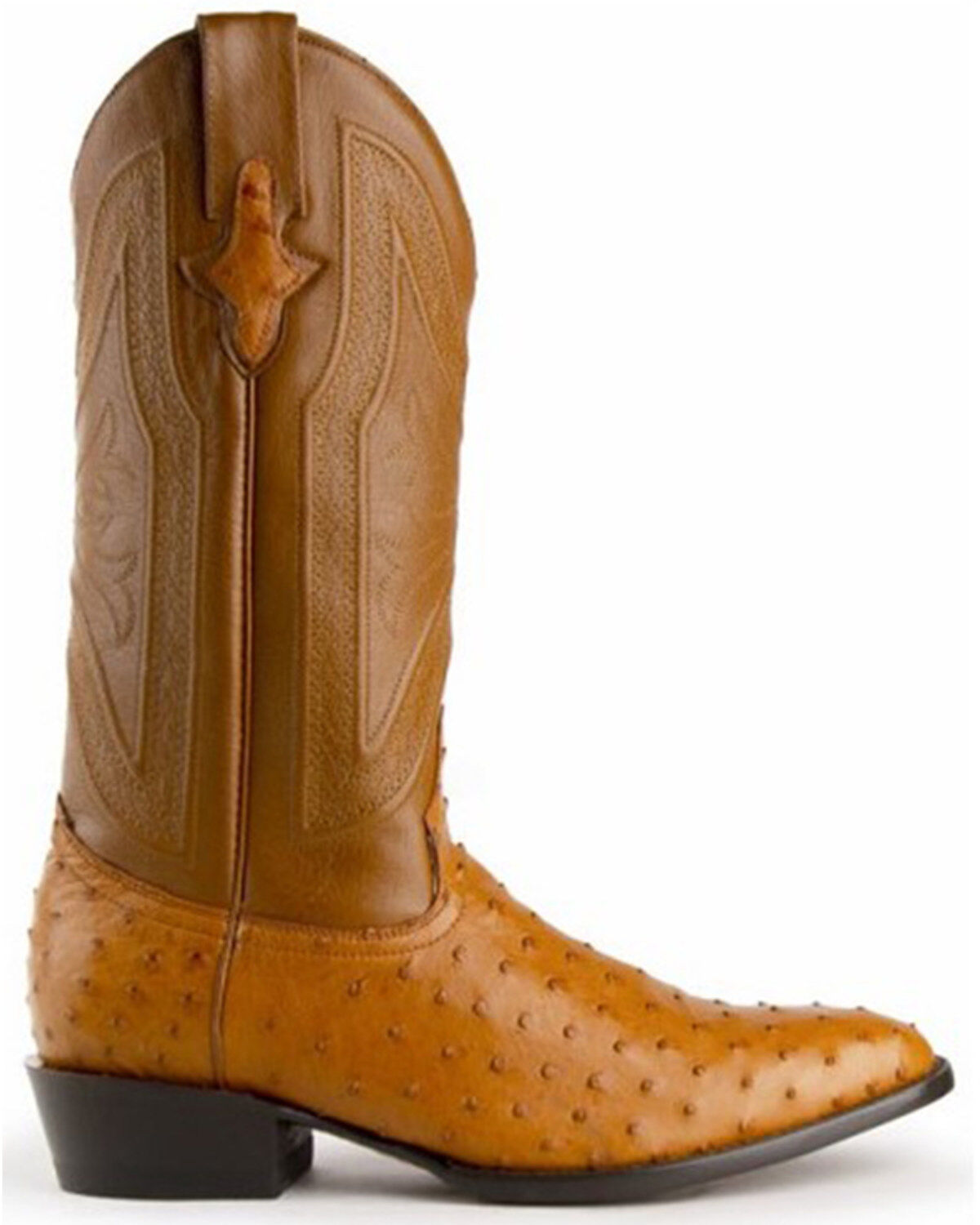 Image #3 - Ferrini Men's Colt Full Quill Ostrich Western Boots - Round Toe, , hi-res