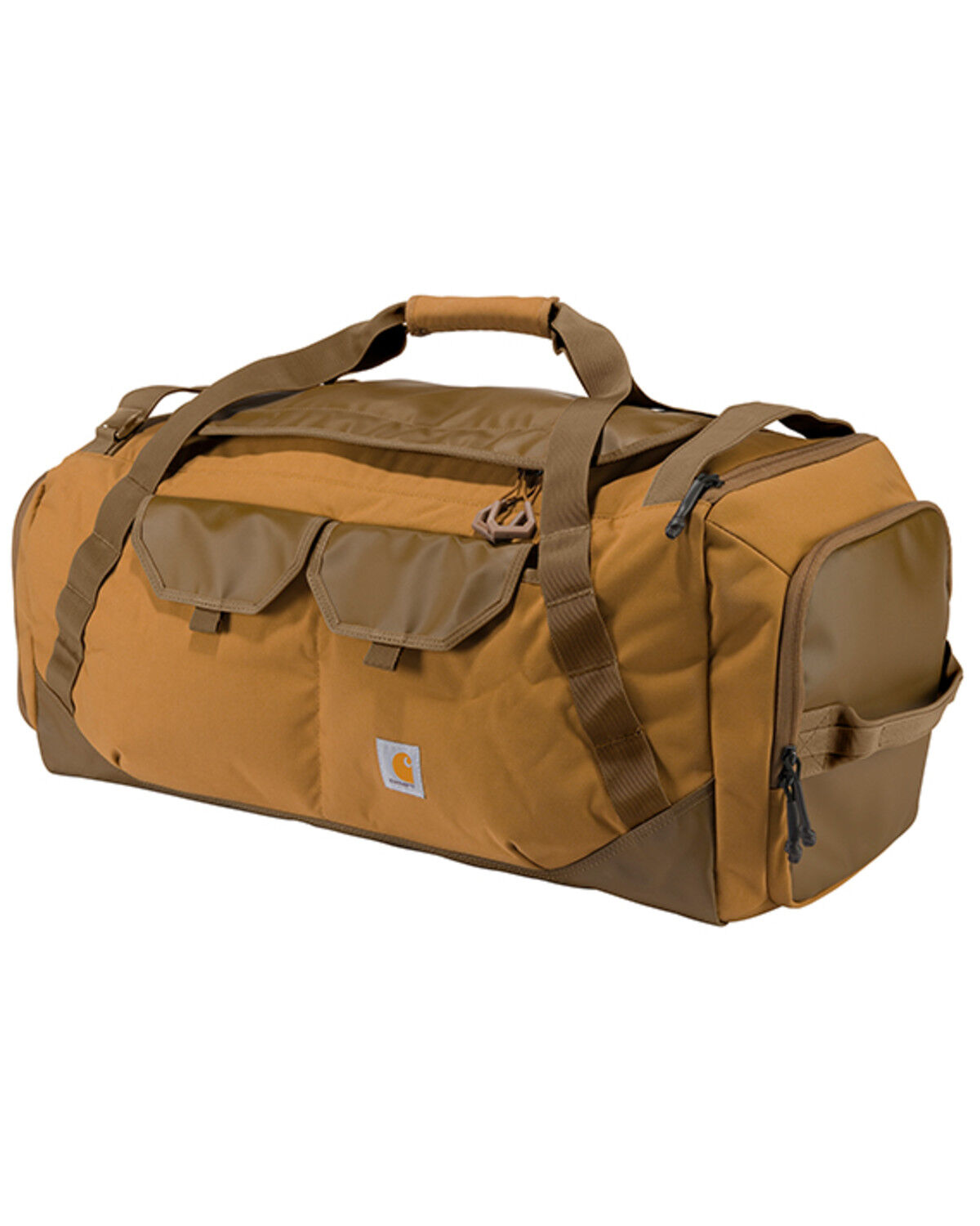 Image #1 - Carhartt 75L Nylon Heavy-Haul Utility Duffel Bag, Brown, hi-res
